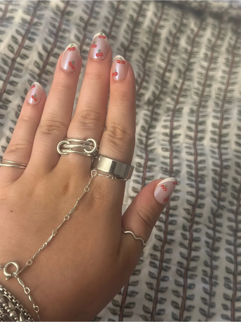Ultrahuman Air 508 Smart Ring in Silver size 8